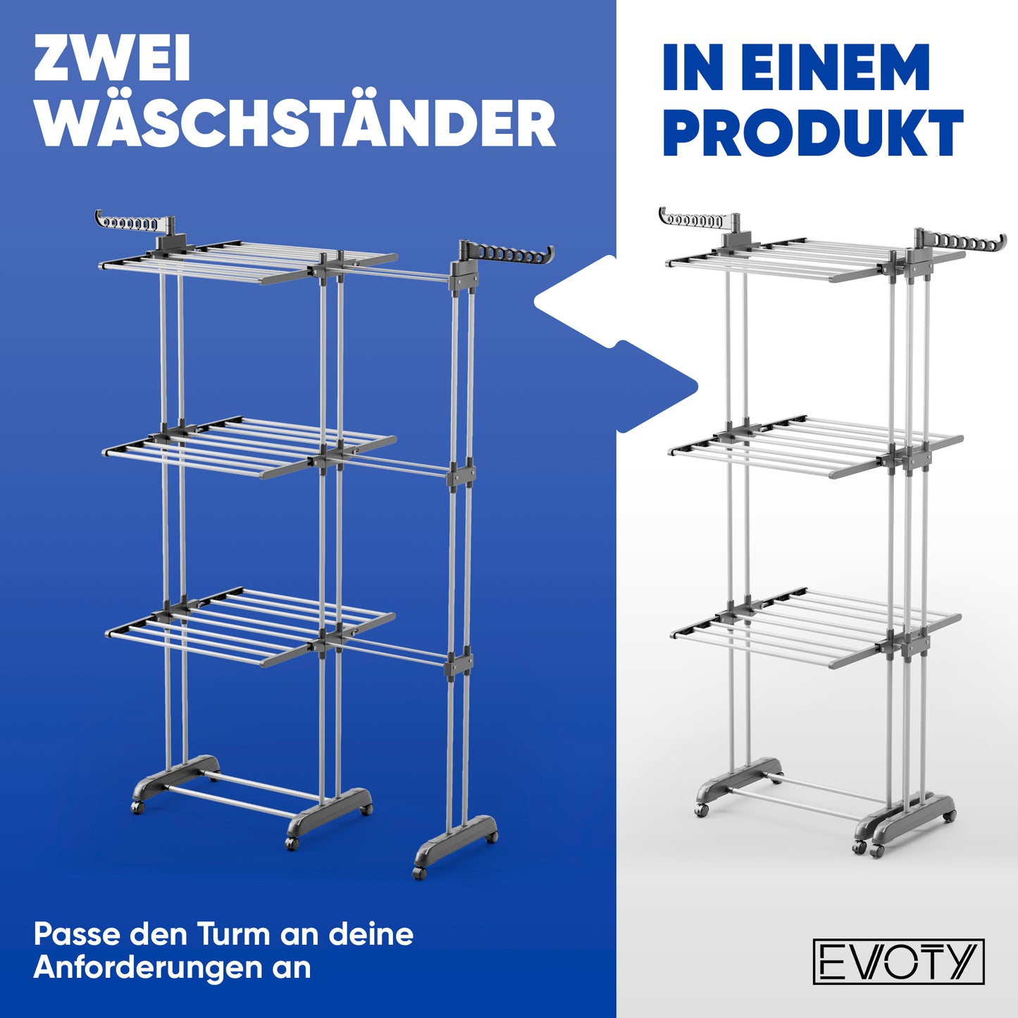 Turmwäscheständer XL